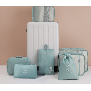 加厚多功能旅行七件套收纳包行李箱衣物分类整理包收纳袋套装批发