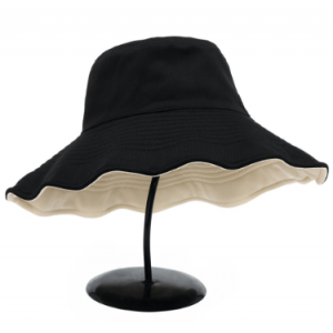 时尚大帽檐双面帽子女春夏季新款emis风潮遮阳防晒渔夫帽百搭休闲